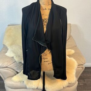 Black zippered jacket 